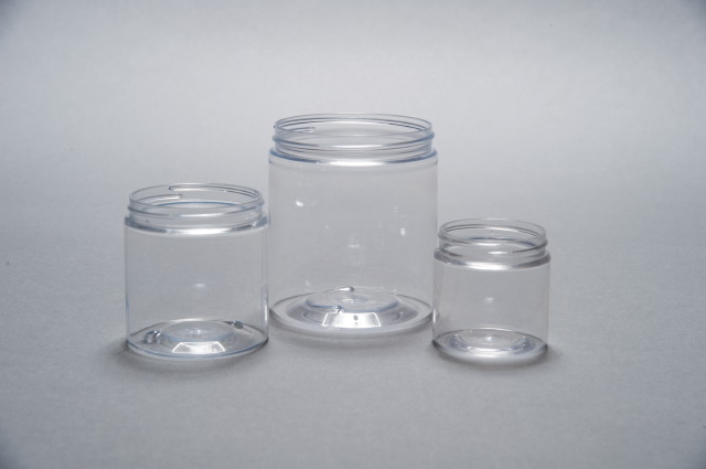 8oz / 250ml Clear PET Wide Mouth Jar 70/400