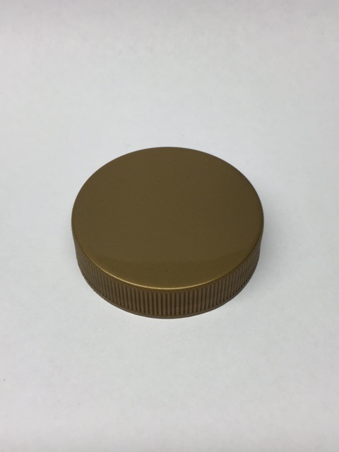 Ribbed Smooth Gold Cap 33/400