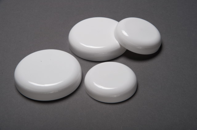 70mm Smooth Domed White Cap